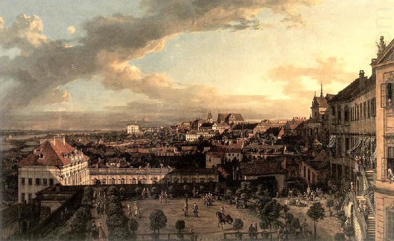 View of Warsaw from the Royal Palace nl, BELLOTTO, Bernardo